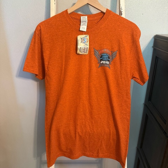 NWT Orange Bike Week Daytona Beach 2019 Graphic T-Shirt Unisex - Picture 6 of 8